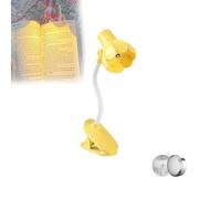 CQSVUJ Lampe de Lecture en Forme de Fleur Pastel Mignonne,Lampe de lecture portable pour lit, Lampe fleur,avec 10 Piles, Lampe de Lecture réglable à 180 °,Lampe de Lecture pour Les Yeux (jaune)