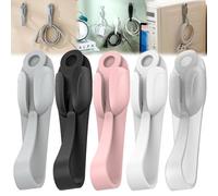 CQSVUJ Wall Mounted Punch-Free Adhesive Removable Cord Holder Organizer, Cord Bundlers Cable Holder Cord Organizer for Appliances, Appliance Cord Wrap, Home Appliance Cord Holder Stick on (All)