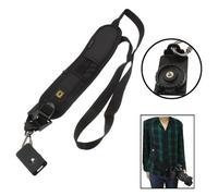 Cqu Safe & Fast Quick Sangle d'épaule pour appareil photo SLR/DSLR Noir
