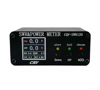 CQV-SWR120 SWR et compteur de puissance, compteur numérique VSWR 1,8-54 MHz avec écran LCD couleur, analyseur FM AM SSB 0,5-120 W