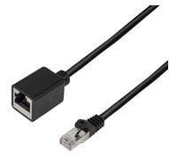 [CQX033S] LogiLink Professional Rallonge câble patch Premium, Cat.6A, 1 m, noir