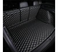 CQZDMMF Tapis de Coffre Voiture pour BMW X2 F39, Protection Imperméable Anti-salissures, Accessoire Voiture Intérieur, Black-Beige, Simili Cuir, Normal