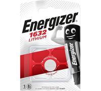 Energizer Pile bouton CR1632 – Lithium 3V 130 mAh – 1 pièce