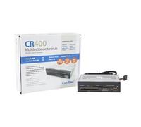 CoolBox CR-400V2 - Lecteur de carte - 38 en 1 - 3,5 po (CF I, CF II, MS, MS PRO, Microdrive, MMC, SD, MS Duo, xD, RS-MMC, microSD, SDHC, MS Micro, microSDHC) - USB 2.0