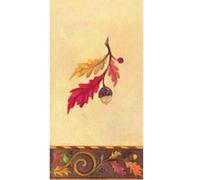 CR Gibson Lot de 16 serviettes en papier 3 plis Motif baroque d'automne