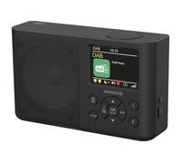 Kenwood CR-M33DAB-B Radio Portable Dab+ avec Bluetooth, Batterie Li-ION intégrée et écran Couleur de 6,1 cm, Port de Charge USB-C, Sortie Casque (stéréo), Noire