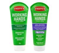 Cr me pour les mains Working Hands d'O'Keeffe ; tube de 200 ml et cr me pour les mains Night Treatment ; tube de 200 ml