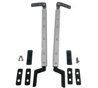 CR-MOESANCO® Kit de compas droit + gauche pour caravane, bras pour fenêtre de camping-car, support de fixation, support d’élévation sans fermeture (230 mm)