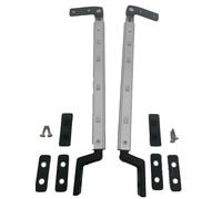 CR-MOESANCO® Kit de compas droit + gauche pour caravane, bras pour fenêtre de camping-car, support de fixation, support d’élévation sans fermeture (275 mm)