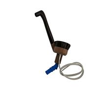 CR-MOESANCO® Kit robinet Lababo caravane marron avec interrupteur + collier en acier inoxydable pour camping-car, cuisine, bateau, camping (marron)