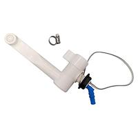 CR-MOESANCO® KIT Robinet London Blanc + Collier de serrage en acier inoxydable pour caravane, camping-car ou bateau avec interrupteur 12v