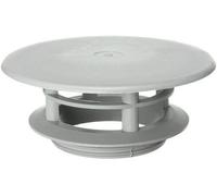 CR-MOESANCO® Truma Bouchon de cheminée de chauffage en ABS résistant à 180 °C et rayons UV Installation universelle Gris 65 mm