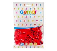 Cr Pastel Hearts Balloons - Red 45/ 50 Pcs. Cr/45/50