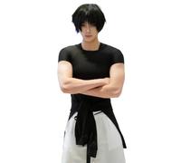 CR ROLECOS Costume de cosplay Fushiguro Toji pour homme Motif anime Jujutsu Kaisen Costume de carnaval Tenue de fête Taille M Noir