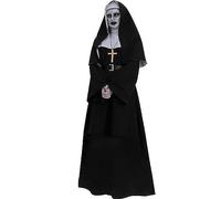 CR ROLECOS Costume de nonne pour femme, costume de carnaval pour femme, vêtements de nonne pour adulte, taille S