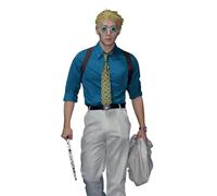 CR ROLECOS Nanami Kento Costume de cosplay Jujutsu Kaisen pour Halloween, tenue avec haut pantalon, chemise et ensemble complet XXL