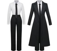 CR ROLEOCS Chainsaw Man Cosplay Amine Makima Cosplay Mitaka Asa Yoshida Hirofumi Figurine Jeu de rôle Uniforme Carnaval Tronçonneuse Tenues pour homme Taille L