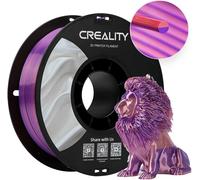CR-Silk PLA Filament 1.75mm, 1KG Bobine Filament PLA en Texture Brillante Soyeuse & Toucher Lisse Délicat, Précision Dimensionnelle +/-0.02 mm, Compatible avec Imprimante 3D (Rosé violet)