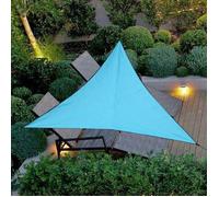 CR Voile d'ombrage Triangulaire 4 x 4 x 4 Mètres pour Jardin Terrasse