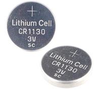CR1130 Lot de 2 piles lithium 3 V