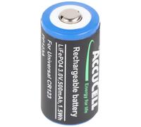 CR123A Accu LiFePo4 CR-123 3V pour la photo et l'utilisation universelle, mais ne convient pas pour les caméras de surveillance et le courant fort