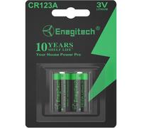 CR123A Lot de 6 piles jetables au lithium 3 V 1600 mAh CR123A pour système d'alarme,appareil photo,lampe de poche à distance,jouets-Non rechargeable