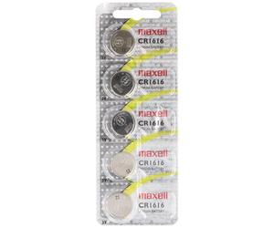 CR1616 5PK (5x1) CARD MAXELL