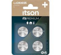CR2025 Battery,3V,Coin Lithium Battery,Pack of 4