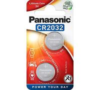 CR2032 Batterie de Pièces de Monnaie x 2 / Lithium 3V / pour Les Montres, Torches, Clés de Voiture, Calculatrices, Appareils Photo, etc / iCHOOSE