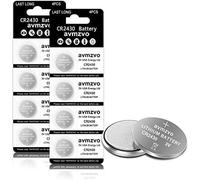 CR2430 Pile Bouton Batterie au Lithium 3V CR-2430 8 Piles[5 Ans Garantie]
