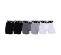 CR7 Cotton Trunks Five Pack Maillot, Black/Grey/White, XL Homme