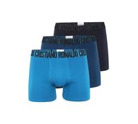 CR7 CR7 3-Pack Men's Cotton Trunk, Maillot Homme, Dark Blue, Navy, Light Blue, M