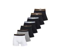 CR7 Underwear Lot de 7 boxers pour homme en coton avec boîte cadeau - Noir, gris et blanc, Noir, gris, blanc, S