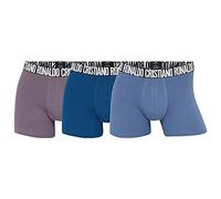 CR7 Cristiano Ronaldo CR7 3-Pack Men's Cotton Trunk Maillot, Multicolore, L Homme