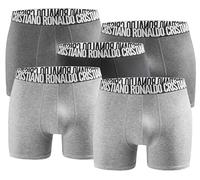 CR7 Cristiano Ronaldo Lot de 5 boxers Trunk pour homme Mélange anthracite Taille L