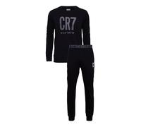 CR7 Cristiano Ronaldo Pyjama à Manches Longues pour Homme, Noir, L