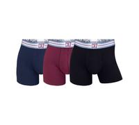 CR7 Lot de 3 boxers basiques bleu/rouge/noir - Taille L