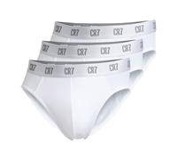 CR7 Lot de 3 Slips Blanc