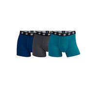 CR7 Men's Microfibre Trunk 3-Pack Maillot, Blue, XL Homme