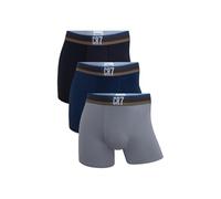 CR7 Underwear Lot de 3 Boxers pour Homme en Microfibre Respirante avec Ceinture Douce Multicolore
