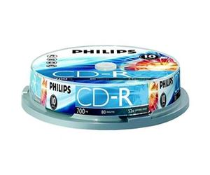 CR7D5NB10 - 10 x CD-R - 700 Mo (80 min) 52x - spindle