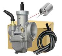 Cr85 Main pour Cr80 Pe28 pour Kx80 Kx100 Ksr110 Type de seau de 28 mm avec mélangeur de carburant en métal compatible avec starter de carburateur