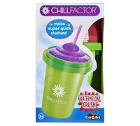 Cra-Z-Art ChillFactor - Tasse à slushie originale - Préparez des slushies surgelés, des smoothies, des milkshakes, une tasse rafraîchissante, une double couche à presser avec cuillère, vert