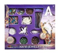 CRA-Z-Art Kit de fabrication de bijoux avec avatar Na'vi pour faire vos propres bracelets, colliers et cordons, perles, breloques, fils et peintures, kit créatif pour enfants à partir de 6 ans