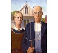 Cra-Z-Art - RoseArt - Kodak Masters - American Gothic by Grant Wood - Puzzle de 2000 pièces