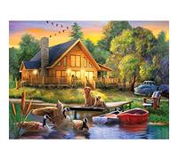 Cra-Z-Art - RoseArt - Kodak Premium - Les Gardiens du Lac - Puzzle de 550 pièces