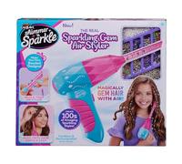 CRA-Z-ART Shimmer N Sparkle Véritable Pierre étincelante Air Styler crée des Fils de Pierres précieuses perlées pour Les Cheveux des Enfants Cadeau pour Les Filles âgées de 8 Ans et Plus