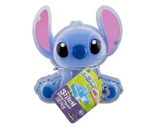 CRA-Z-Slimy Stitch Jouet Brillant, Extensible, Super Doux, Lisse Bleu confettis argenté garçons Filles Lilo et Stitch