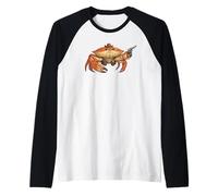 Crab Cowboy Costume Funny Western Sheriff Sea Animal Lovers Manche Raglan
