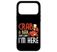 Crab Lover Crab & Beer, C'est Pourquoi Je suis Ici pour Manger du Crabe Coque pour iPhone 17 Pro Max